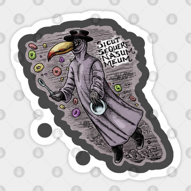 Plague Loops Sticker by Froobius
